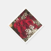 バラとベビー呼吸用ナプキン スタンダードカクテルナプキン (角)