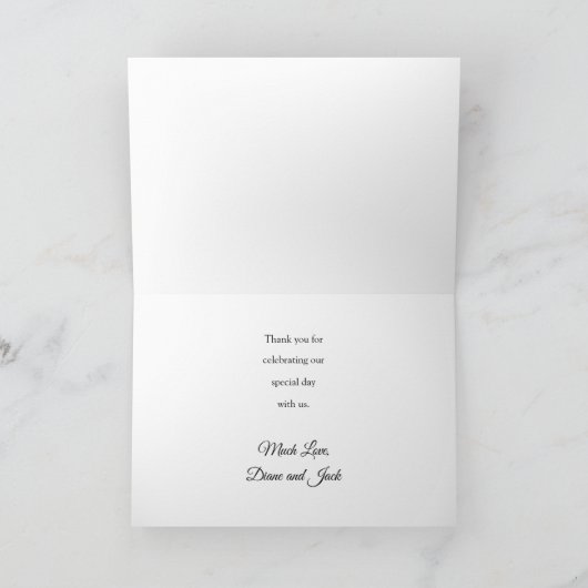 バラとベリーの水の色の茎ありがとう カード (内部)