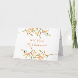 バラとベリーの茎は私の花嫁になる？ カード