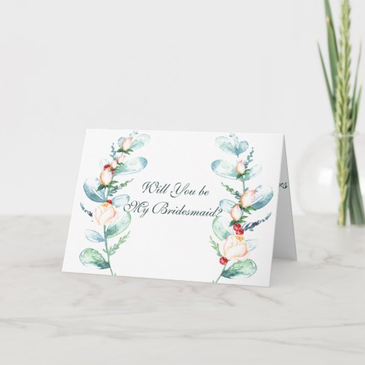 バラとベリーは私の花嫁のメイド？ カード (正面)