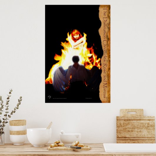 バラとマルクス:ダネーション誌 ポスター (キッチン)