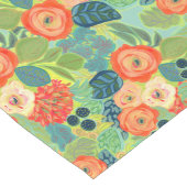 バラとムームがロビンの卵ブルーテーブルランナー ロングテーブルランナー (コーナー)