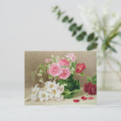 バラとユリ ポストカード (スタンド正面)