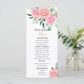 バラとユーカリ結婚プスのメニュー メニュー (スタンド正面)