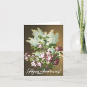 バラとライラック カード (正面)