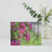 バラとラブ引用文 ポストカード (スタンド正面)