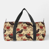 バラとラヴェンス ダッフルバッグ (裏面)