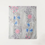 バラとラークスパー、ウィリアム・モリス タペストリー (正面)