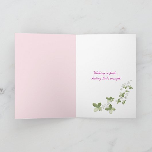 バラとリボン カード (内部)