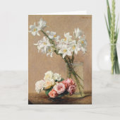 バラとリリーbyアンリ・ファンティン=ラトゥール カード (正面)