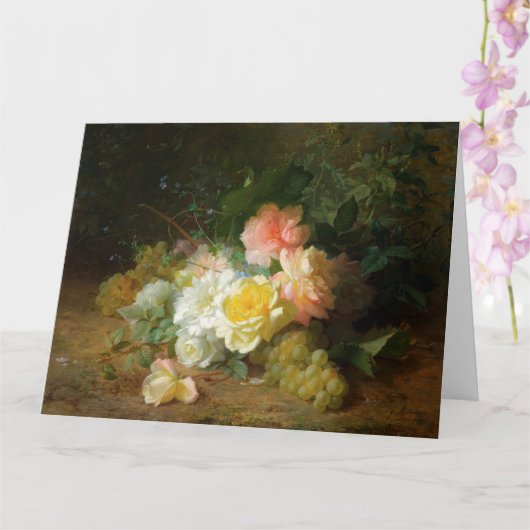 バラとレーズンジュールメダール カード (蘭)