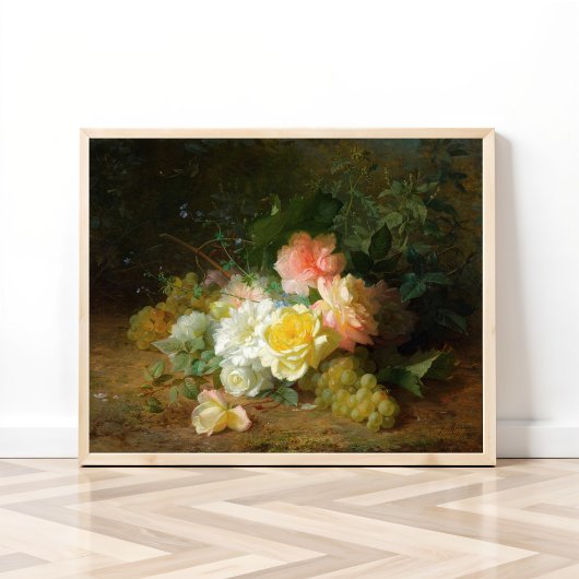 バラとレーズンジュールメダール ポスター