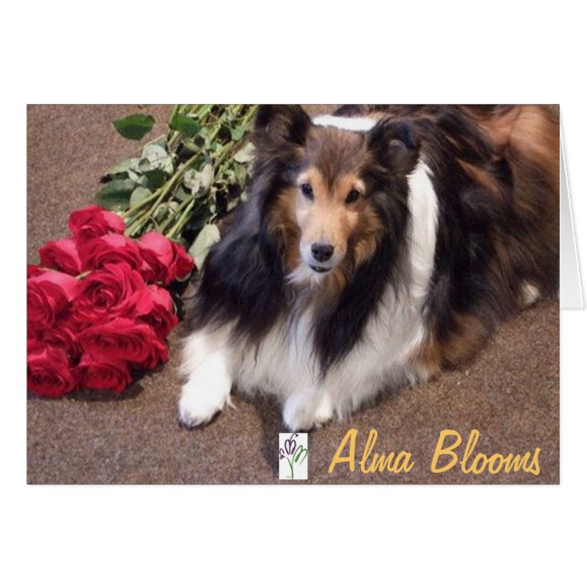 バラとロゴ (正面横)