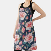 バラとローズバッド：フローラシームレス。 エプロン (インサイチュ)