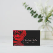 バラと反射 名刺 (スタンド正面)