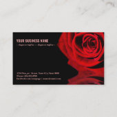 バラと反射 名刺 (裏面)