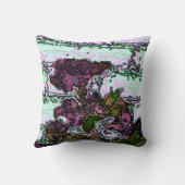 バラと壁 クッション (裏面)