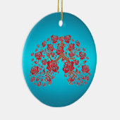 バラと希望 セラミックオーナメント (右)
