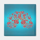 バラと希望 マグネット (正面)