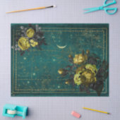 バラと星 薄葉紙 (クラフト)