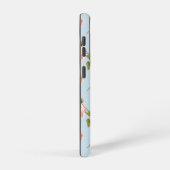 バラと水玉模様パターン SAMSUNG GALAXYケース (右側面)