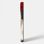バラと猫iphone 14プラスケース iPhoneケース (左側面)