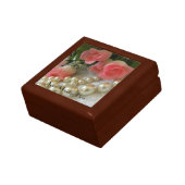 バラと真珠の贈答箱 ギフトボックス (側面)