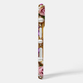 バラと真珠エレガント付き金枠 Case-Mate iPhoneケース (裏面 / 右)