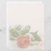 バラと真珠レターヘッド (正面/裏面)