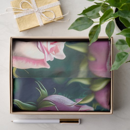 バラと美しい犬コレクション 薄葉紙 (ギフト)