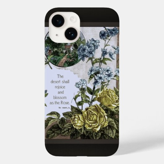 バラと聖書の言葉 Case-Mate iPhoneケース (裏面)