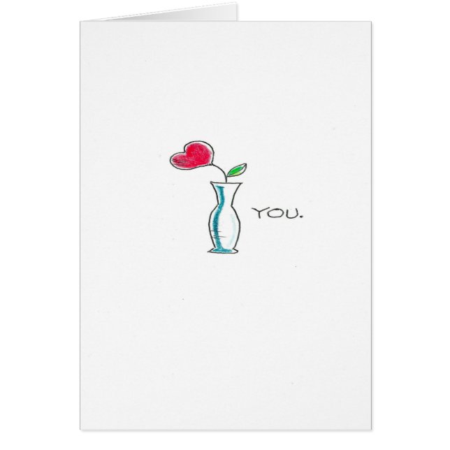 バラと花瓶 (正面)