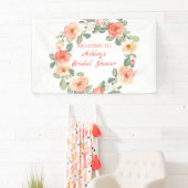 バラと芽のリース 横断幕 (インサイチュ)