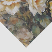 バラと蝶のプリントデクページ/ 薄葉紙 (詳細)