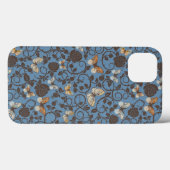 バラと蝶の模様 Case-Mate iPhoneケース (裏面 (横))