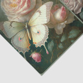 バラと蝶 薄葉紙 (詳細)