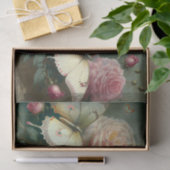 バラと蝶 薄葉紙 (ギフト)