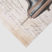 バラと裁縫エフェメラパターン 薄葉紙 (詳細)