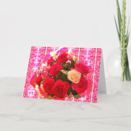 バラと詩カード カード