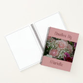 バラと赤ちゃんの息のスケッチブック ノートブック (内部)