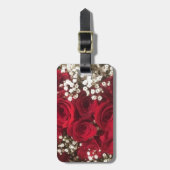 バラと赤ちゃんの息 ラゲッジタグ (正面縦)