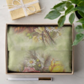 バラと野草の花束  薄葉紙 (ギフト)