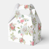 バラと金ゴールドを彫葉りた フェイバーボックス (裏面サイド)