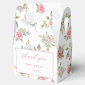 バラと金ゴールドを彫葉りた フェイバーボックス (オープン)