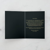 バラと金ゴールドバロックが30歳の誕生日を飾る カード (内部)