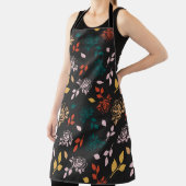 バラと離れパターン エプロン (インサイチュ)