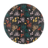 バラと離れパターン カッティングボード (正面)