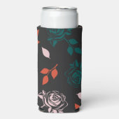 バラと離れパターン スリム缶クーラー (Seltzer正面)