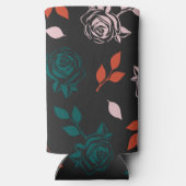 バラと離れパターン スリム缶クーラー (裏面)