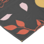 バラと離れパターン テーブルクロス (アングル)